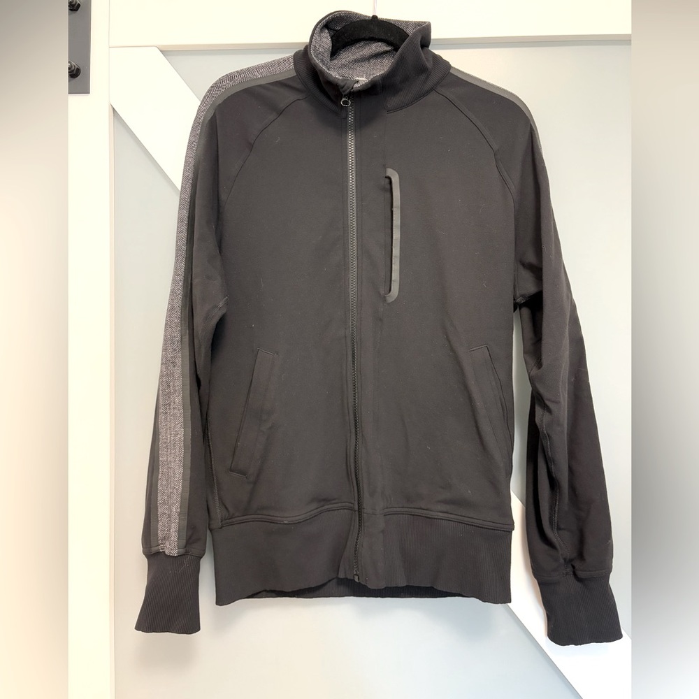 lululemon athletica- Men's Black Zip Up Sweater